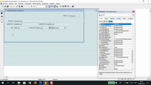 Entrenamiento Visual FoxPro 9 y MySQL Server -Mod02 - Screenshot_01