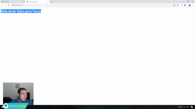 Introducción Vue js 2 framework JAVASCRIPT desde CERO – Screenshot 4