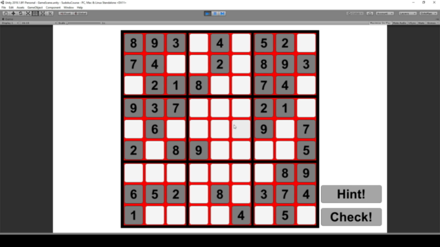 Unity Game Tutorial: Sudoku 2D - Screenshot_01