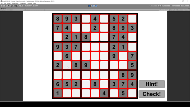 Unity Game Tutorial: Sudoku 2D - Screenshot_02