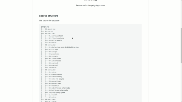 GetGoing: Introduction to Golang – Screenshot 3