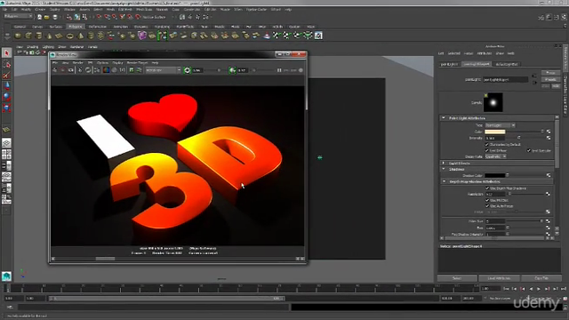3D Logo Design using Autodesk Maya – Screenshot 1