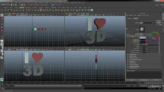 3D Logo Design using Autodesk Maya – Screenshot 2