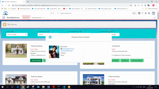 Salesforce Lightning web component with live project – Screenshot 4