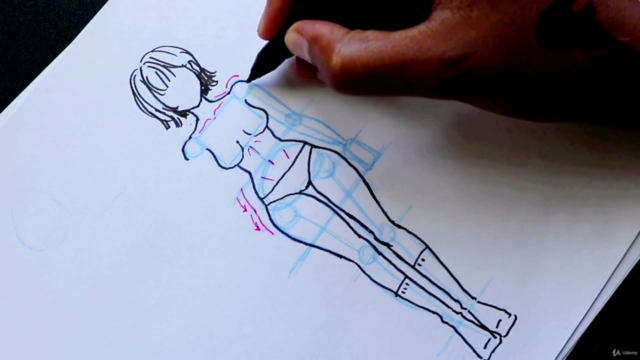 Anatomy of anime characters Drawing the human body How to draw an anime  body in stages