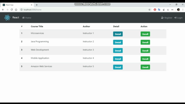 React + Spring Boot Microservices and Spring Cloud - Screenshot_01