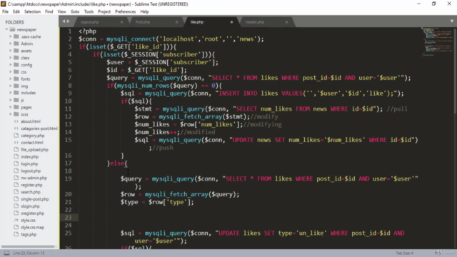 Code Like a Pro: Create a NEWS website with PHP in 2023 – Screenshot 1