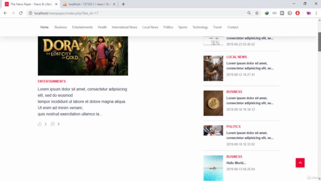 Code Like a Pro: Create a NEWS website with PHP in 2023 – Screenshot 4