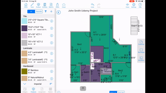 MeasureSquare Mobile: Measure Estimating for Retail Flooring - Screenshot_03