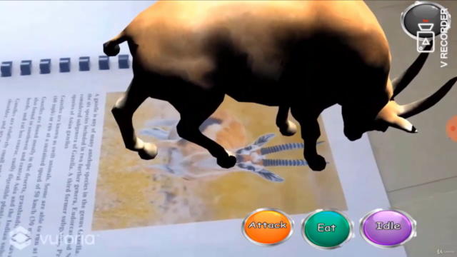 Build your First AR application using Unity C# and Vuforia – Screenshot 1
