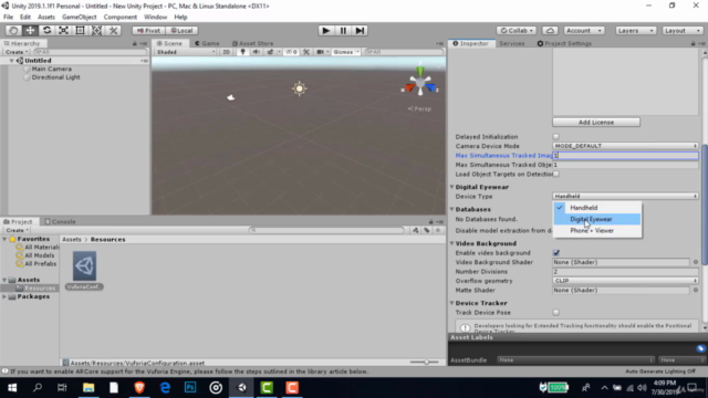 Build your First AR application using Unity C# and Vuforia – Screenshot 3