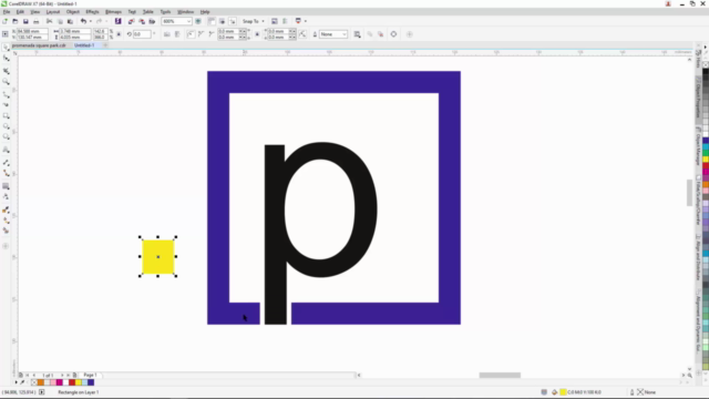 How to create a LOGO in CorelDRAW – Screenshot 1
