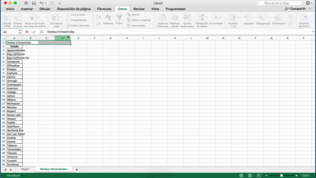 Aprende excel desde cero - Curso básico – Screenshot 1