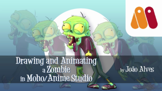 How to Draw a Zombie and Animate a Walk Cycle in Moho – Screenshot 1