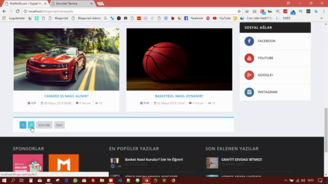 Sıfırdan Gelişmiş Blog Scripti Kodluyoruz – Screenshot 3