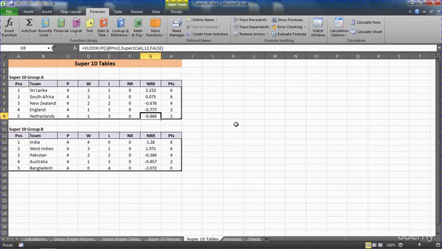 Creating Sports League Tables and Tournaments in Excel – Screenshot 4