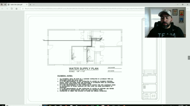 How to Create a Residential Plumbing Plan in AutoCad – Screenshot 4
