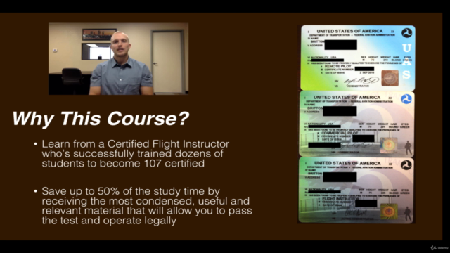 (Core) 4hr FAA Part 107 Knowledge Test Prep for Drone Pilots – Screenshot 1