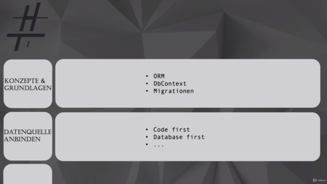 Entity Framework (EF) core Komplettkurs: Datenzugriff mit C# – Screenshot 2