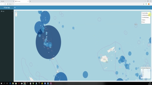 Introduction to Maps in R Shiny and Leaflet – Screenshot 1