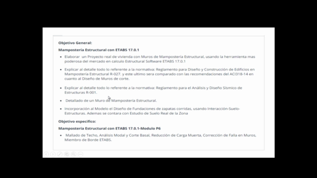 Mampostería Estructural con ETABS - Modulo P6 – Screenshot 2