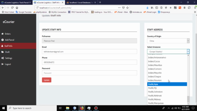 Build Courier Tracking System in PHP OOP -- 2019 - Screenshot_03