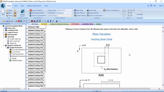 Diseño de Fundaciones con STAAD Foundation Advanced-Nivel 1 – Screenshot 4