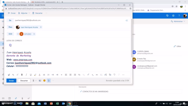 Curso de Outlook 2025 (Hotmail) , ¡Desde Cero Hasta Experto! – Screenshot 4