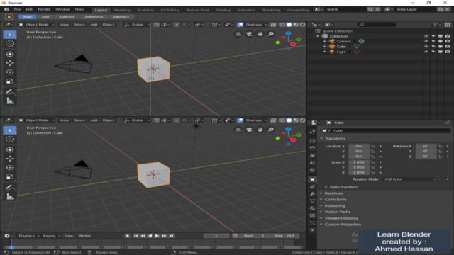 تعلم بلندر 2.8 للتصميم ثلاثي الأبعاد من البداية للاحتراف – Screenshot 2