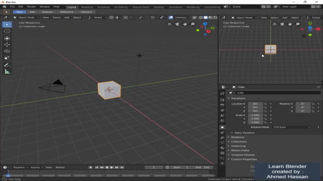 تعلم بلندر 2.8 للتصميم ثلاثي الأبعاد من البداية للاحتراف – Screenshot 3