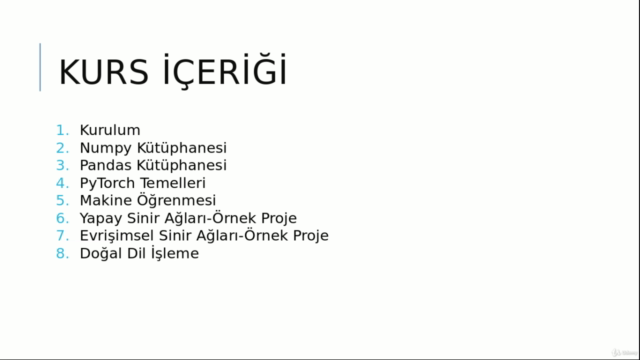 PyTorch ile Derin Öğrenme – Screenshot 2
