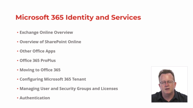 Microsoft 365 Identity And Services (Exam MS-100) – Screenshot 2