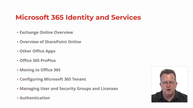 Microsoft 365 Identity And Services (Exam MS-100) – Screenshot 3