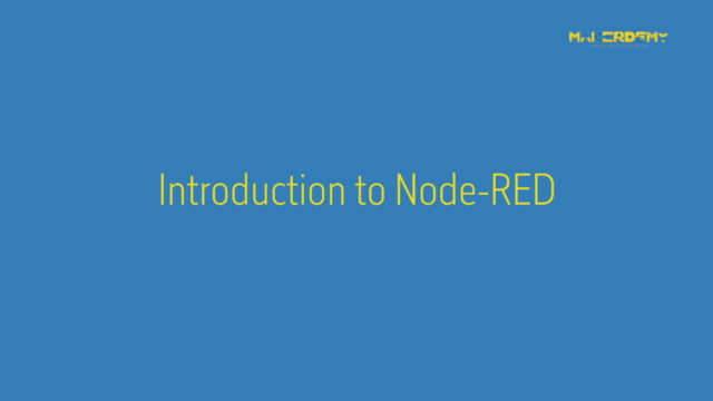 Introduction to Node-RED – Screenshot 1