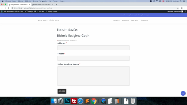 90 Dakikada Wordpress Eğitimi – Screenshot 3