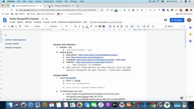 Développement Web Fullstack MERN – Screenshot 1