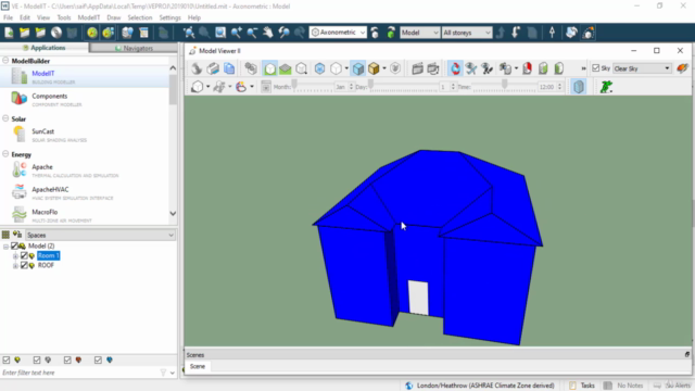 Getting started with the IES-VE – Screenshot 1