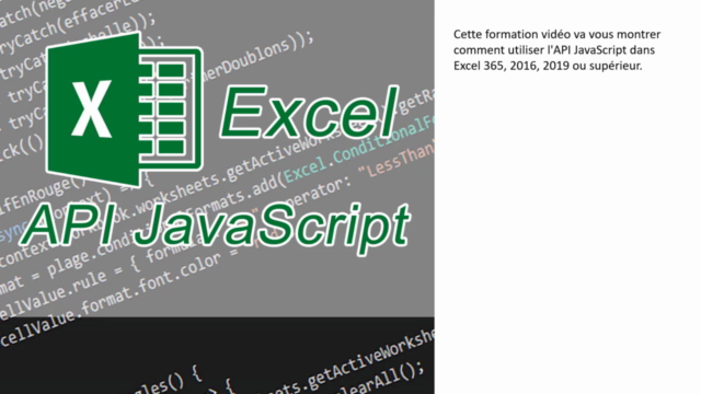 L'API JavaScript dans Excel – Screenshot 1