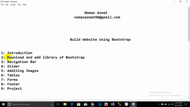 Bootstrap Guide To Create Responsive Website – Screenshot 1