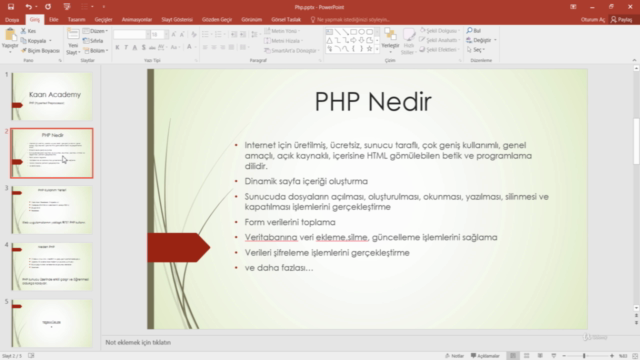 (59+ SAAT) PHP | Sıfırdan Komple Web Uygulaması Geliştir PHP – Screenshot 1