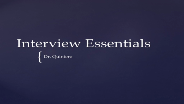 Interview Essentials – Screenshot 1
