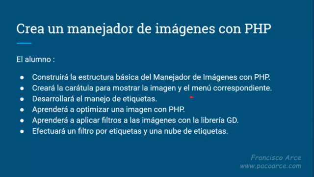 Crea un manejador de imágenes con PHP – Screenshot 2
