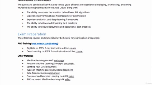 AWS Certified Machine Learning Specialty 2024 - Hands On! - Screenshot_04