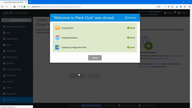 Make WordPress Hosting Easy with Plesk on Hetzner Cloud – Screenshot 4