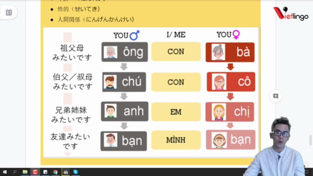 ベトナム人の教師とA1のベトナム語の課程を勉強します – Screenshot 3
