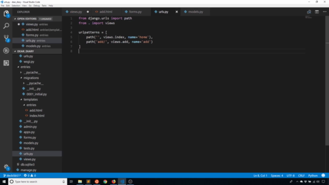 Get Started With Django – Screenshot 2
