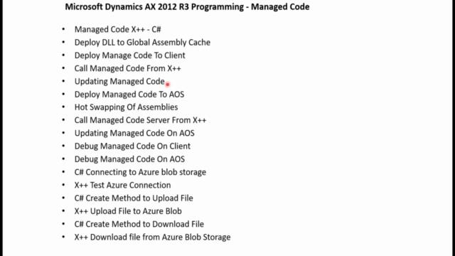 Microsoft Dynamics AX 2012 R3 Programming - Managed Code – Screenshot 2