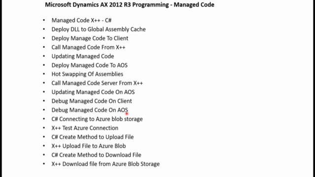 Microsoft Dynamics AX 2012 R3 Programming - Managed Code – Screenshot 3