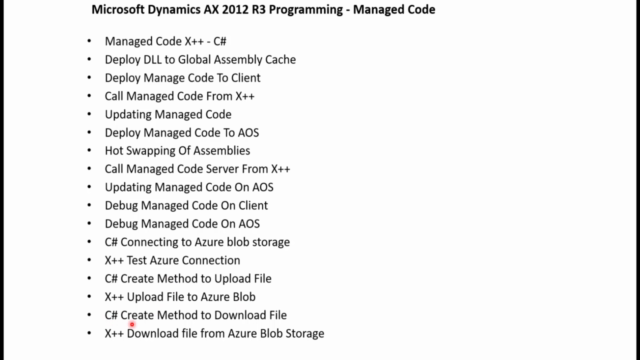 Microsoft Dynamics AX 2012 R3 Programming - Managed Code – Screenshot 4