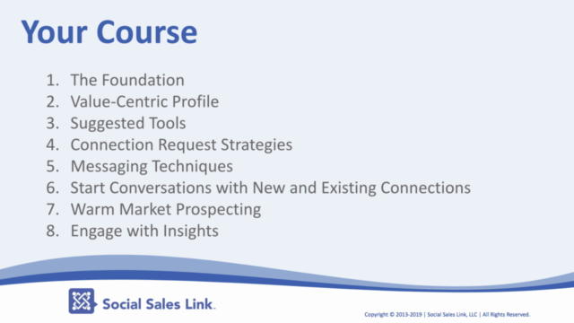 Mastering LinkedIn for Social Selling – Screenshot 3